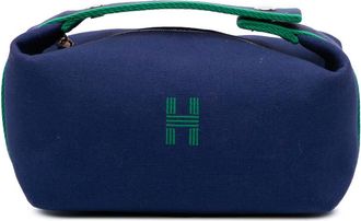 Herm&egrave;s Pre-owned Hermes Small Toile Bride A Brac Case Ladies 23K6MZ1KMWD0SI0I