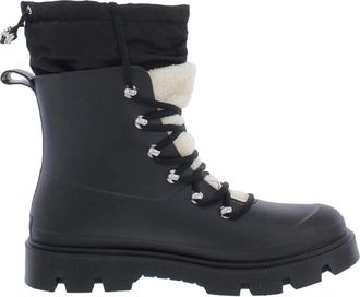 Marc Fisher Womens Marc Fisher LTD Freely Boots Black Waterproof Lug Sole Combat GAL1854