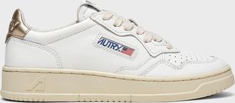 Autry Medalist Low-Top Bicolor Leather Sneakers