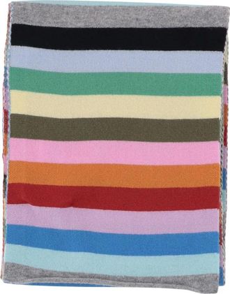 Allude Winter Scarves, female, Multicolor, ONE SIZE, Cashmere Scarf with Striped Pattern