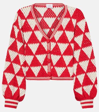 Anna Kosturova Maija crochet cotton cardigan