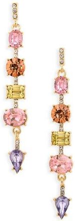 Cara Crystal Linear Drop Earrings in Pink/Multi at Nordstrom Rack