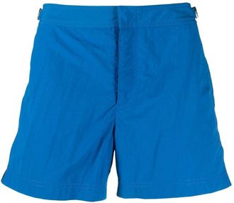 Orlebar Brown concealed-fastening swim shorts - men - Fabric - 34 - Blue