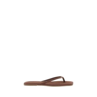 Tkees Flip Flops, female, Brown, Size: 11 US Square Toe Lily Suede