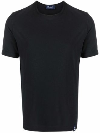 Tシャツ・カットソー Drumohr SS22 CREWNECK COTTON T-SHIRT (DTJ001B_100) 21206542_51306101_600.jpg