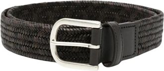 Canali Leren Riem - Heren - Riemen - Bruin - 95 CM - Leer - Accessoires