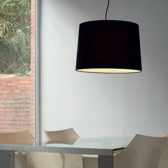 Faro Barcelona Samba L&aacute;mpara Colgante Simple Negra/negra 64315-56