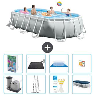 Intex Piscina Prism Frame Oval - 503x274x122 Cm - 9-piezas S559