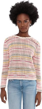 Nic+Zoe Melange Mix Sweater Womens Clothing Pink : XL, Cotton/Rayon