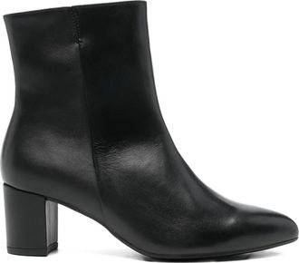 Gabor block heels booties - women - Calf Leather/Calf Leather/Rubber - 38 - Black