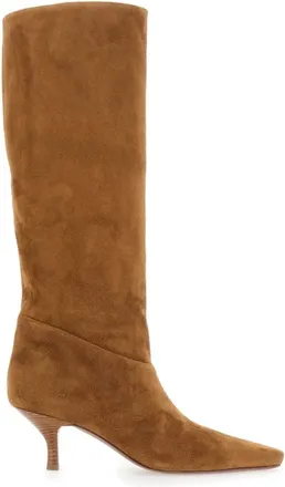 PARIS TEXAS Rose Boot 60 - Dames - Laarzen met Hak - Bruin - 37 1/2 EU - Leer - Schoenen