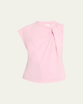Isabel Marant Nayda Twisted Sleeveless T-Shirt