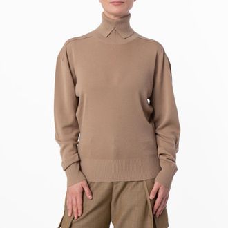 Burberry EKD Wool Rollneck Sweater, Size XX-Small