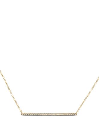 Luxury Bazaar Collana con pendente in oro giallo 14 carati con diamanti