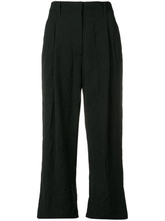 3.1 Phillip Lim Cropped Straight Tailored Pant - Black