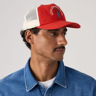Levi's Saddleman Trucker Cap - Mens - One Size - Red