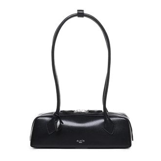 Alaia Le Teckel Small - Dames - Schoudertassen - Zwart - ONE Size - Leer - Tassen