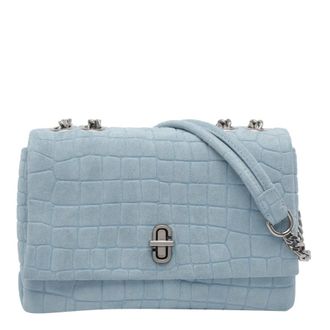 Marc Jacobs The Suede Croc Slim Dual Convertible Shoulder Bag