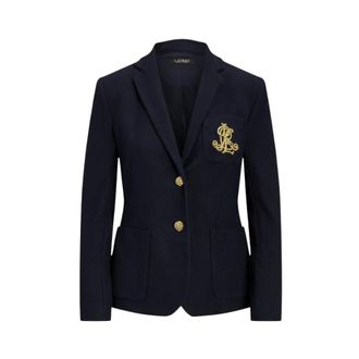 Ralph Lauren Blazers, female, Blue, S, Refined Jacquard Blazer
