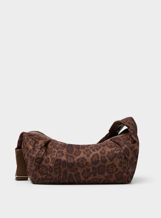 Le 31 Mens Leopard crossbody bag