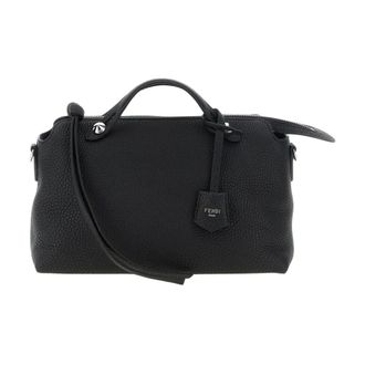 Fendi By The Way Boston Bag - Dames - Tassen - Zwart - Maat: ONE Size Leer