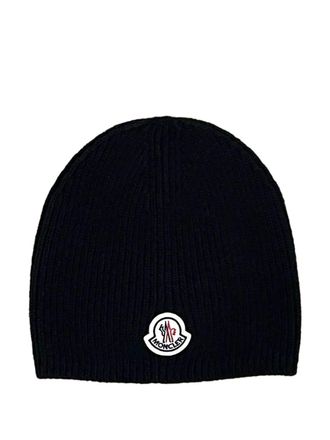 Moncler Hat Classic Logo Bonnet