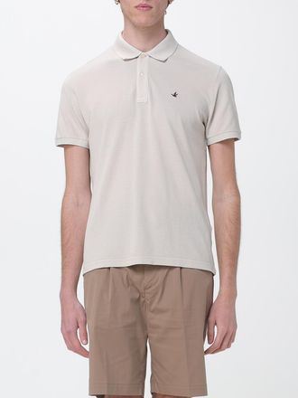 Brooksfield Polo in cotone basic con logo Brooksfield