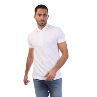 HUGO BOSS Heren Paule 4 Slim Poloshirt (Gebroken wit)