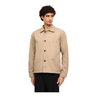 Elvine Light Jackets, male, Beige, Size: XL Overshirt Hamse