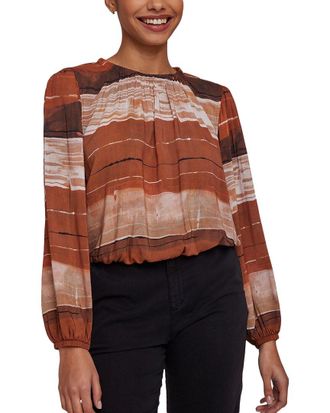 Bella Dahl Elastic Shirred Top
