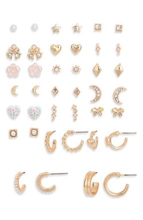 BP. Set of 20 Assorted Earrings in Multi at Nordstrom