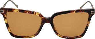 Ferragamo Sf 2036S Zonnebril - Dames - Zonnebrillen - Bruin - ONE Size - Accessoires