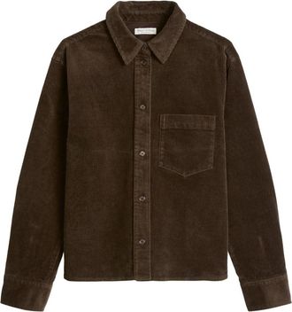 Marc O'Polo Cord Blouse - Dames - Jassen - Bruin - Maat: M Katoen
