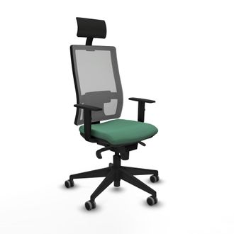Piqueras y Crespo Silla De Oficina Con Cabecero Piqueras Y Crespo 1d066g1 Verde Esmeralda