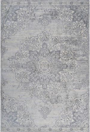 Jonathan Y Designs Modern Persian Vintage Moroccan Medallion Area Rug in Light Gray at Nordstrom, Size 5Ft 0In X 5Ft 0In