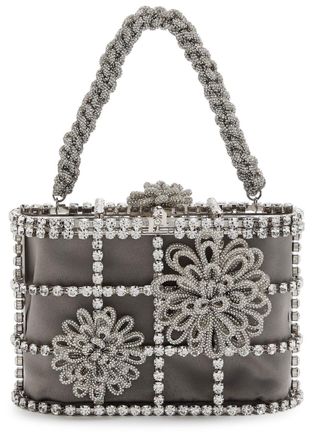 Rosantica Holli Timo Crystal-embellished top Handle bag - Silver - One Size