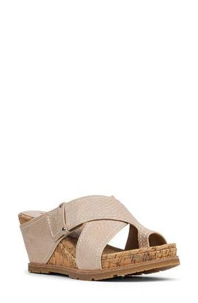 Donald J Pliner Irini Platform Wedge Sandal in Foam at Nordstrom Rack, Size 9.5