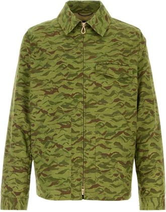 Palt&ograve; Printed Cotton Blend Dante Jacket