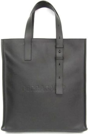 Ferragamo Pre-owned Tote Bags, male, Black, Size: ONE SIZE Pre-owned GG 241435 Tote Bag