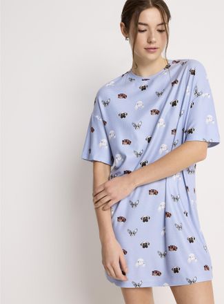 Twik Womens Adorable pattern ultra-soft sleep Tee Shirt