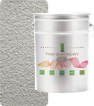 OEM Revestimiento Exterior De Silicona Para Fachadas, Gris C&aacute;lido, 1,5 Mm, Calidad Superior, 25 Kg