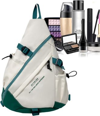 Generic Sling Bag - Casual Shoulder Bag for Travel Hiking Everyday Use | Compact Design with Zipper Pockets, Water Resistant Material, Comfortable Adjustable 