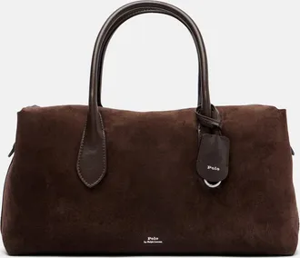 Polo Ralph Lauren Borsa da viaggio in suede con pelle