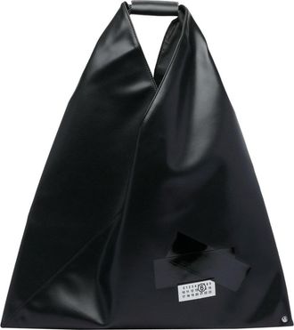 Maison Margiela Structured Black Bag With Smooth Texture And Clean Lines