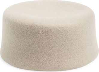Gigi Burris Millinery Lauren Wool Felt Pillbox Hat in Alabaster at Nordstrom, Size Medium