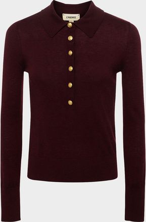 L'agence Sterling Collared Sweater