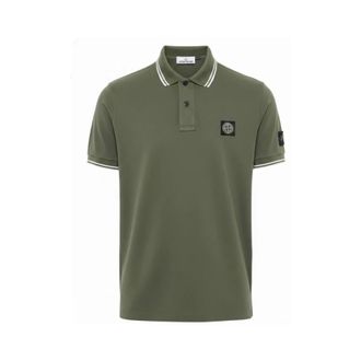 Stone Island Heren, Tops, Groen, Maat: 2XL Katoen