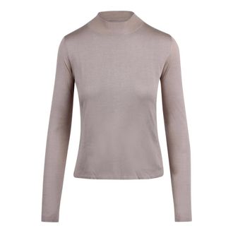 Max Mara Falesia Trui in Zijdegaren - Dames - Coltruien - Beige - S - Truien & Vesten