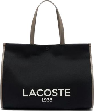 Lacoste Nu 4342Td Shopping Bag - Dames - Shoppers - Zwart - ONE Size - Katoen - Tassen