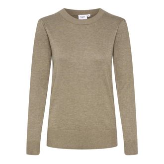 Saint Tropez Maglione Semplice Atmos Melange - - Knitwear - Donna - Verde - L